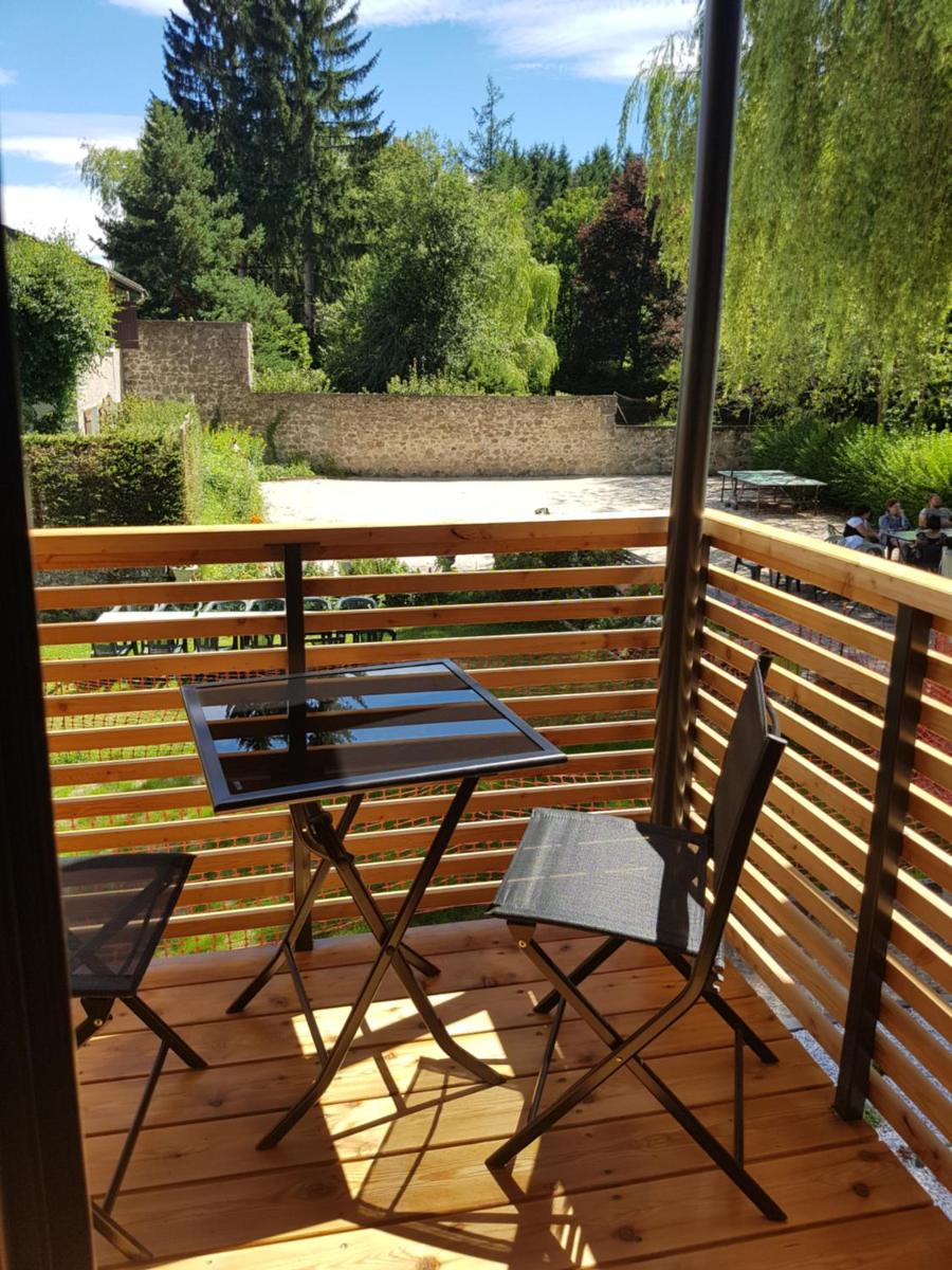 Balcon ou terrasse dans l'établissement Logis SPA Hotel Restaurant De La Poste