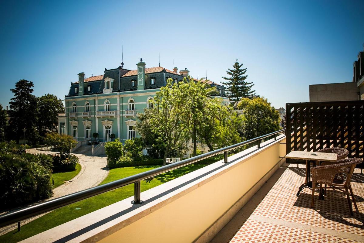 O edifício onde o hotel está situado