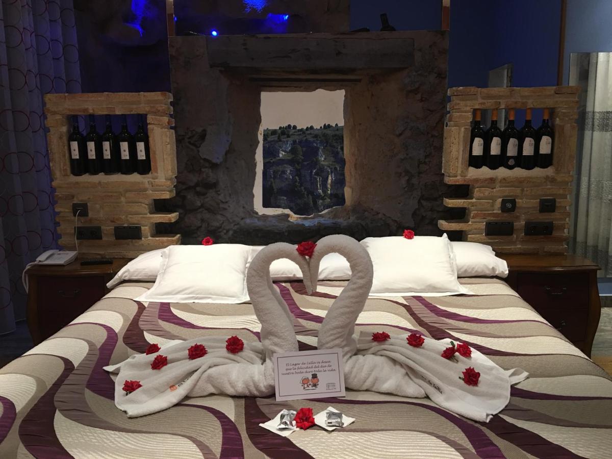Cama o camas de una habitación en Hotel SPA El Lagar de Isilla
