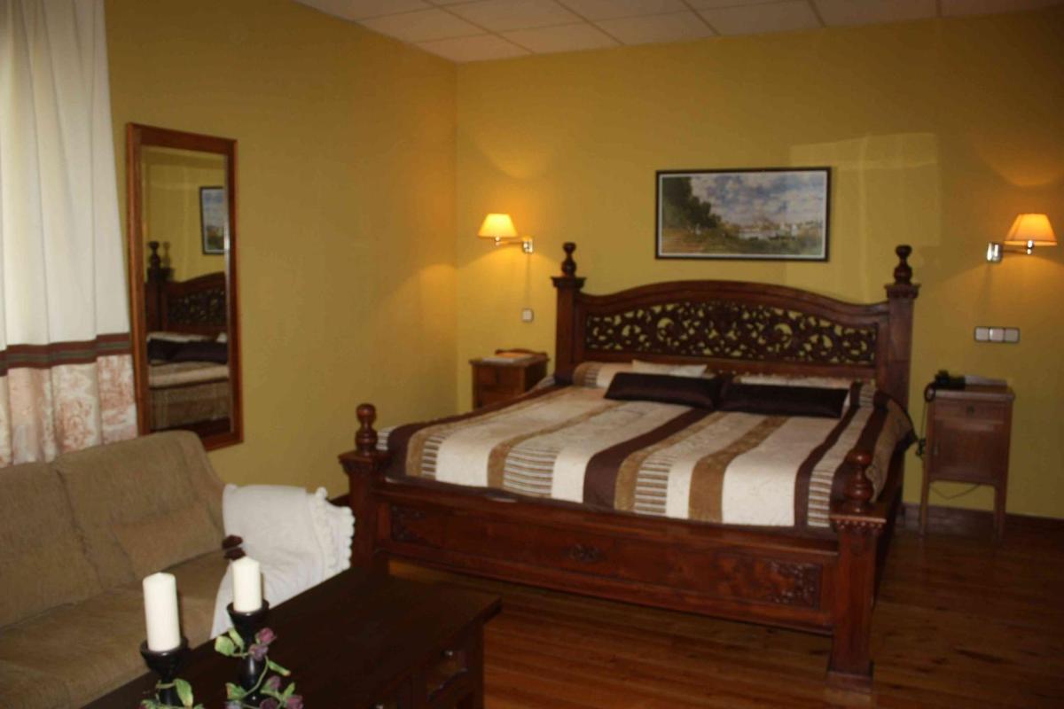 Cama o camas de una habitación en Balneario de Corconte