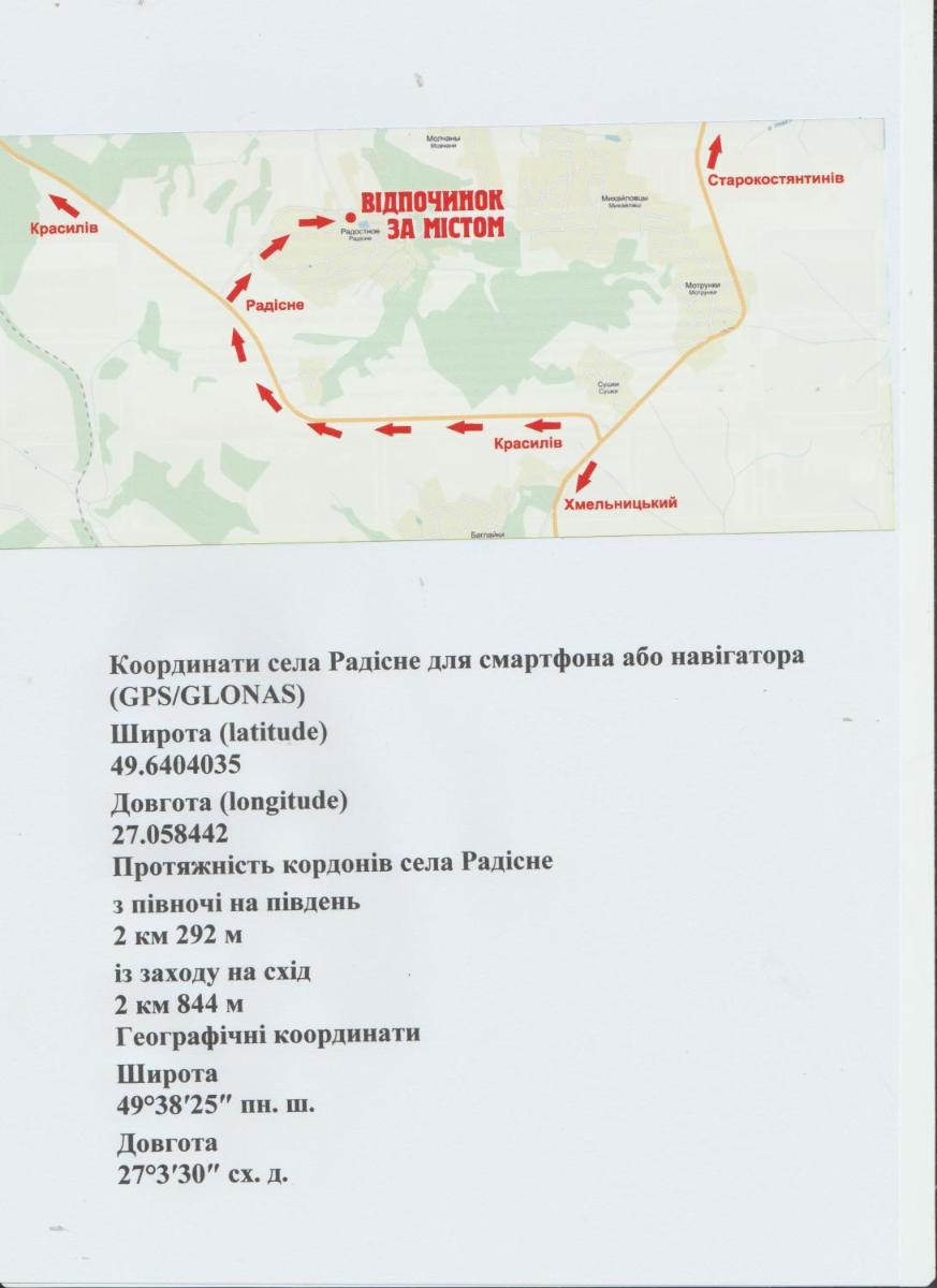 Sadyba Radisnyanka - Housity