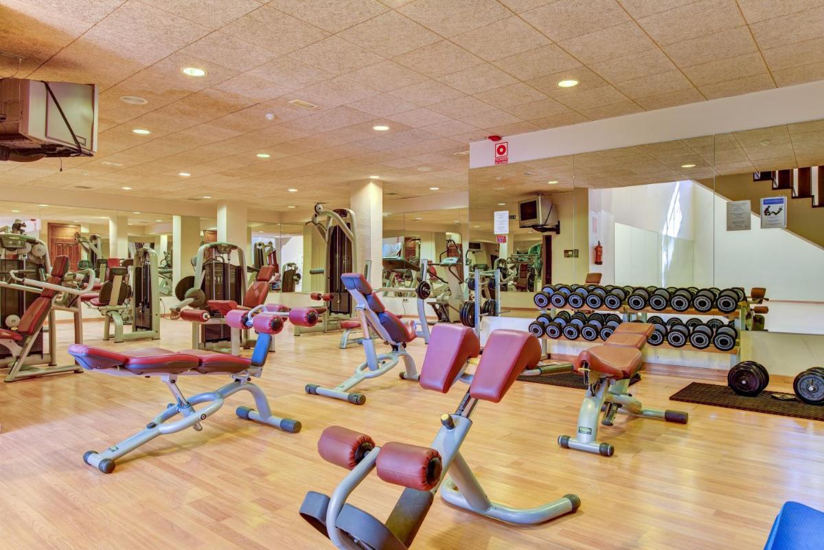 Gimnasio o instalaciones de fitness de Hotel Spa Villalba