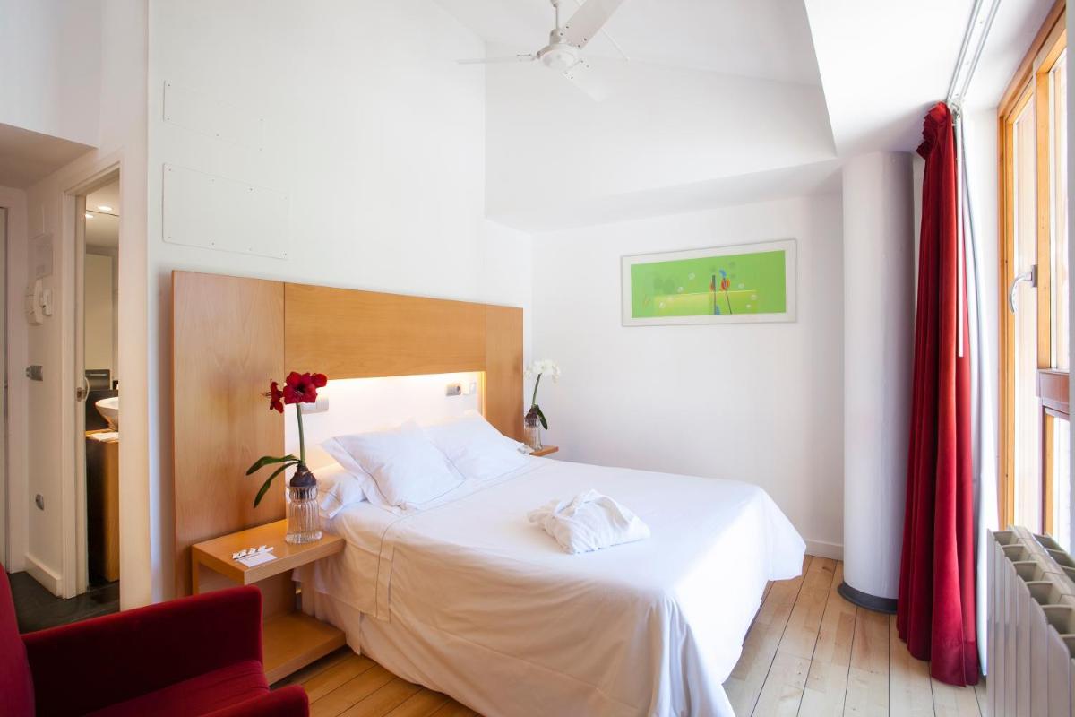 Cama o camas de una habitación en Tierra de Biescas