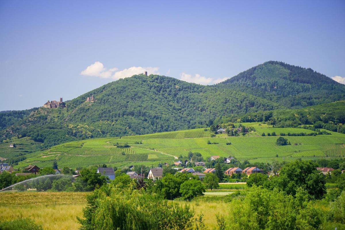 Vue générale sur la montagne ou vue sur la montagne depuis l'hôtel