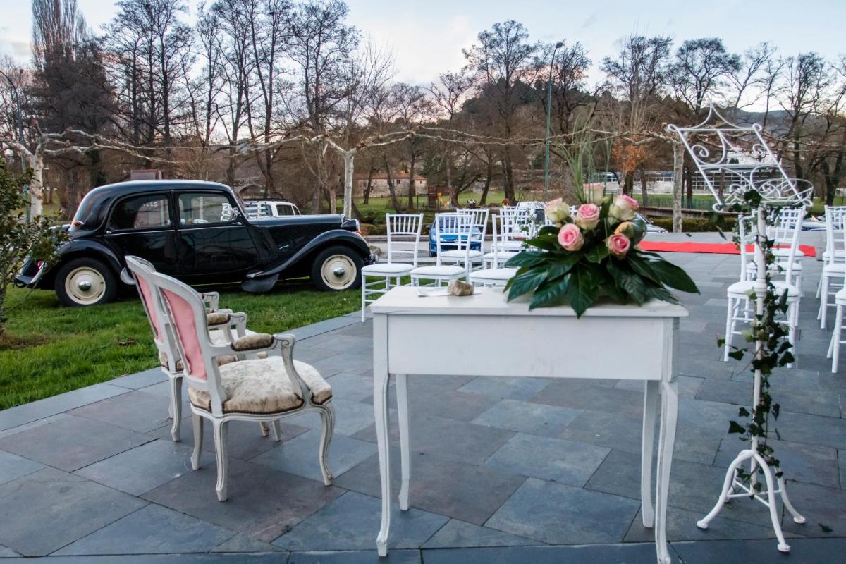Jardín al aire libre en Eurostars Vila de Allariz Hotel Balneario