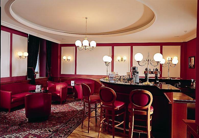 Ein Sitzbereich in der Unterkunft Usedom Palace