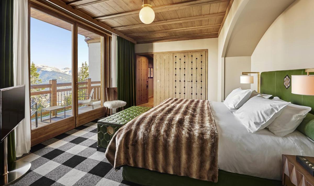 Un ou plusieurs lits dans un hébergement de l'établissement Apogée Courchevel, Oetker Hotels