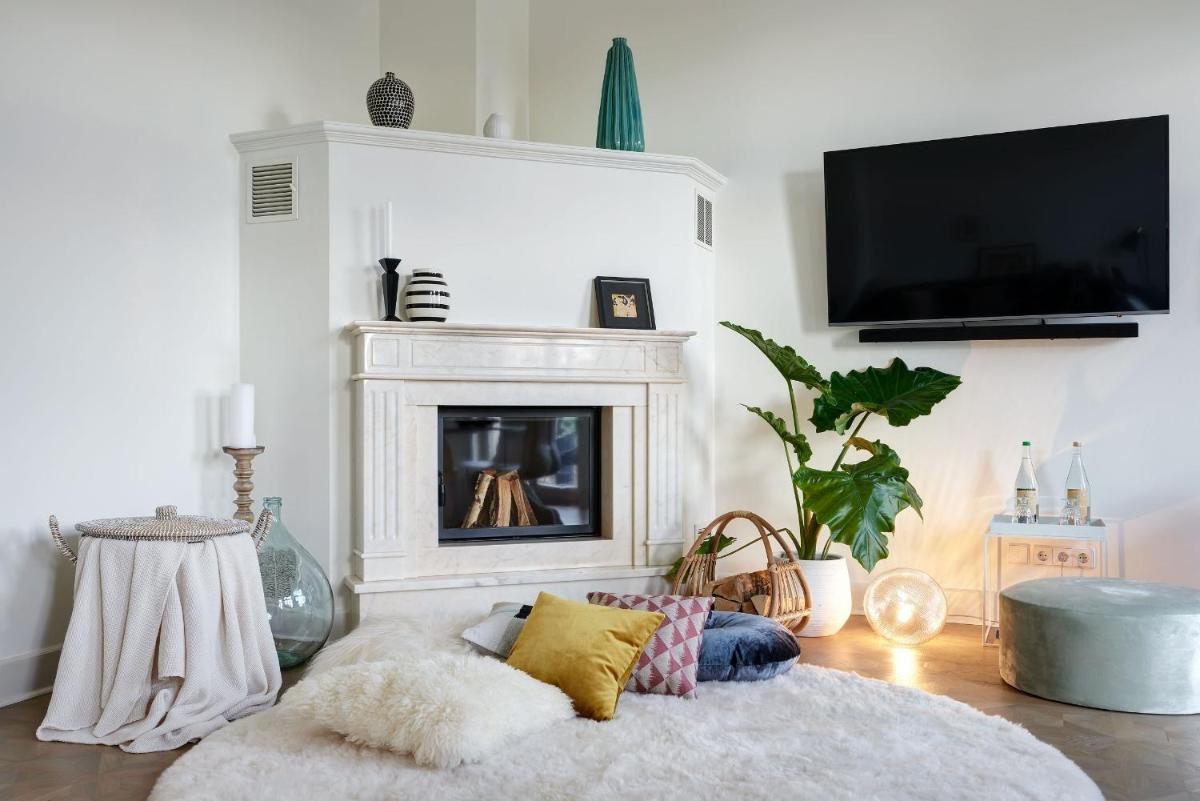 TV/Unterhaltungsangebot in der Unterkunft Cora Apartments