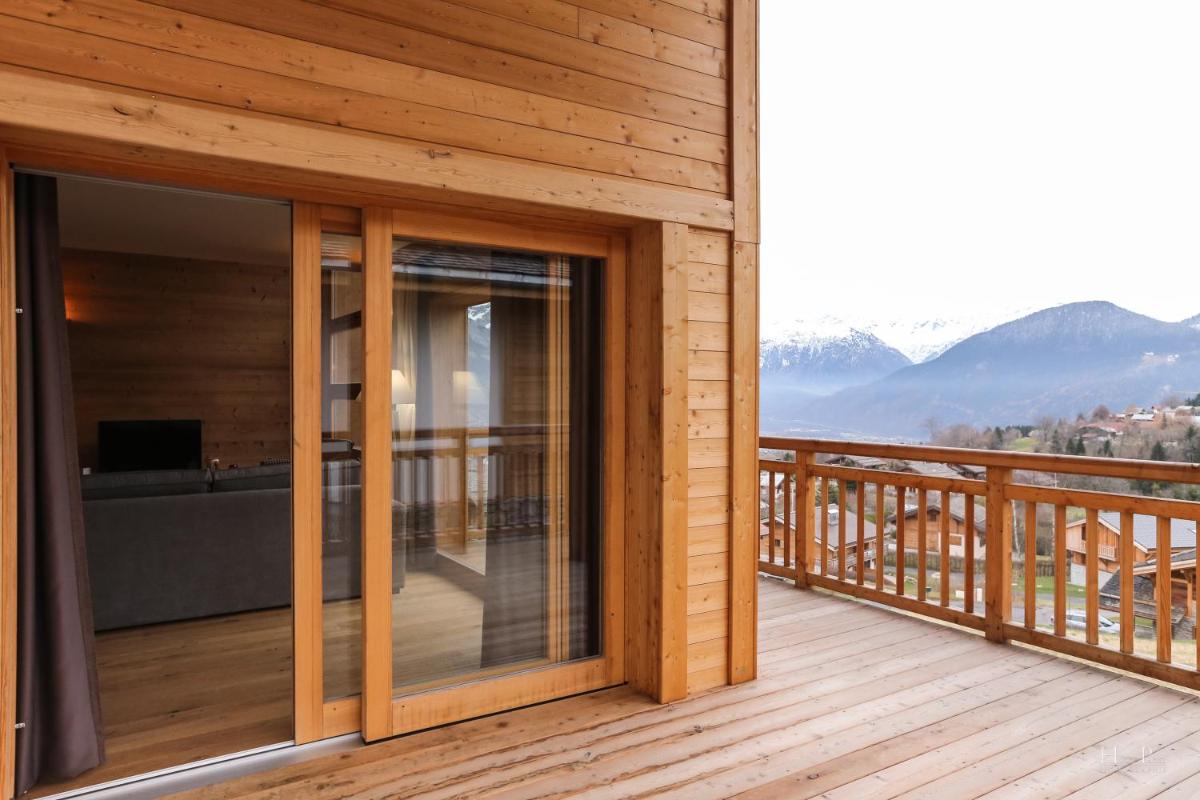 Vue générale sur la montagne ou vue sur la montagne depuis l'appart'hôtel