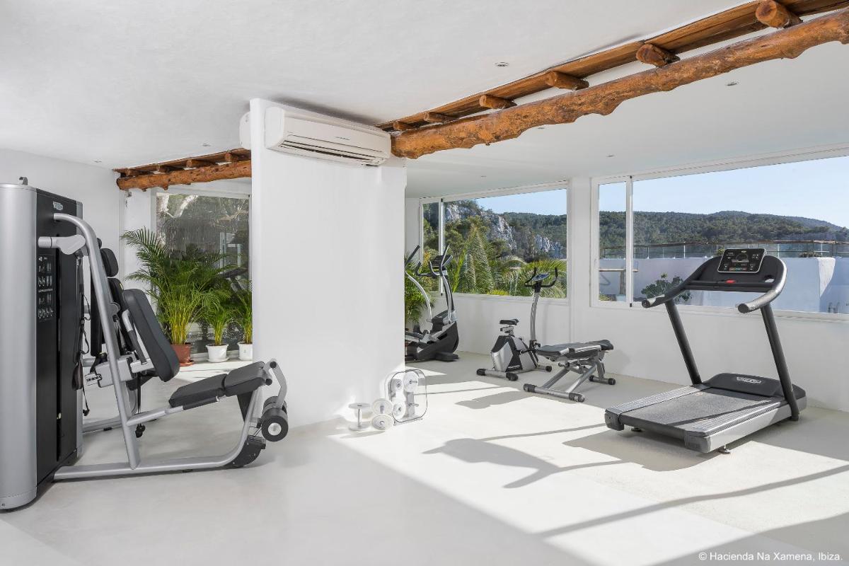 Gimnasio o instalaciones de fitness de Hacienda Na Xamena, Ibiza