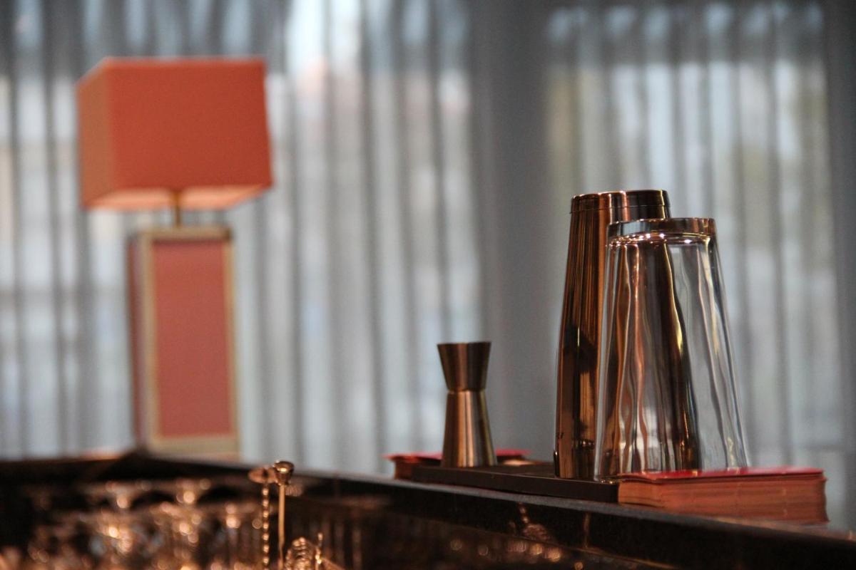 Comodidades para chá e café em Aurea Fatima Hotel Congress & Spa