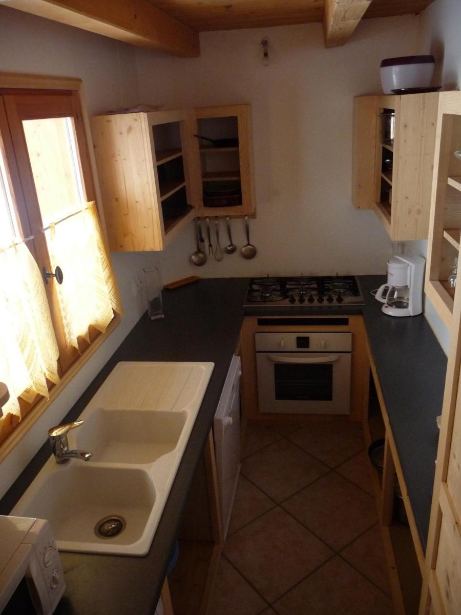 Cuisine ou kitchenette dans l'établissement Apart'hotel & Spa "La Destière"