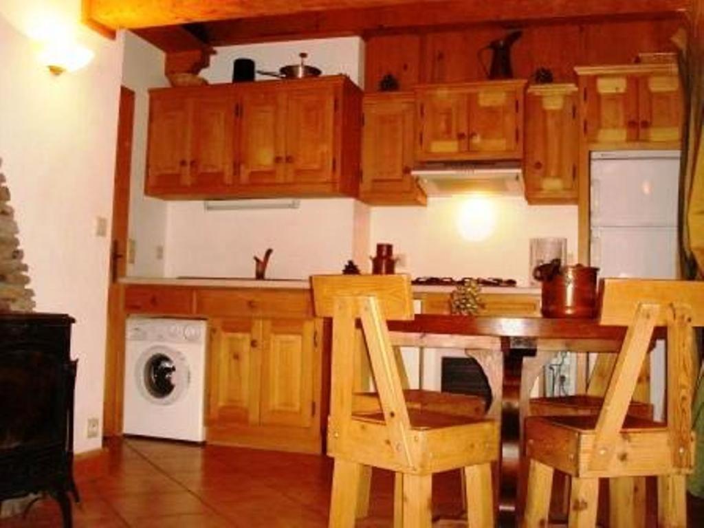 Cuisine ou kitchenette dans l'établissement Apart'hotel & Spa "La Destière"