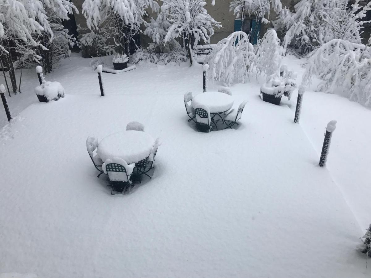 L'établissement Grand Hôtel des Alpes en hiver