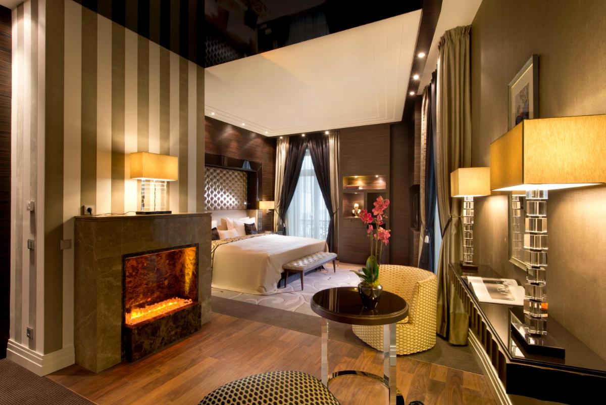 Ein Bett oder Betten in einem Zimmer der Unterkunft Steigenberger Icon Frankfurter Hof Ein Bett oder Betten in einem Zimmer der Unterkunft Steigenberger Icon Frankfurter Hof