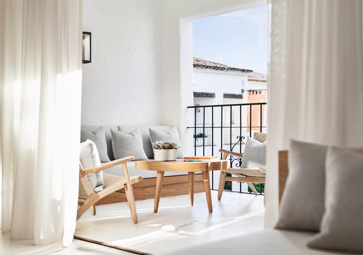 Zona de estar de Nobu Hotel Marbella