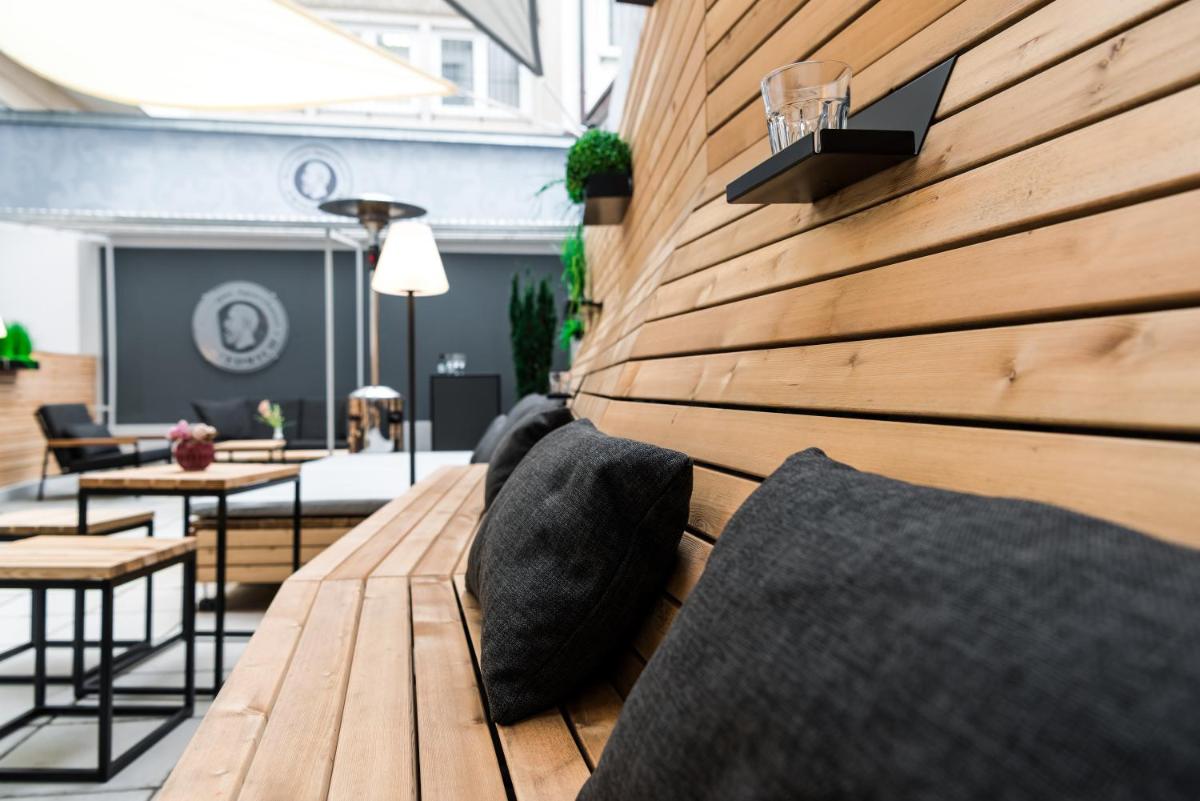 Ein Sitzbereich in der Unterkunft Friedrich Boutique-Apartments