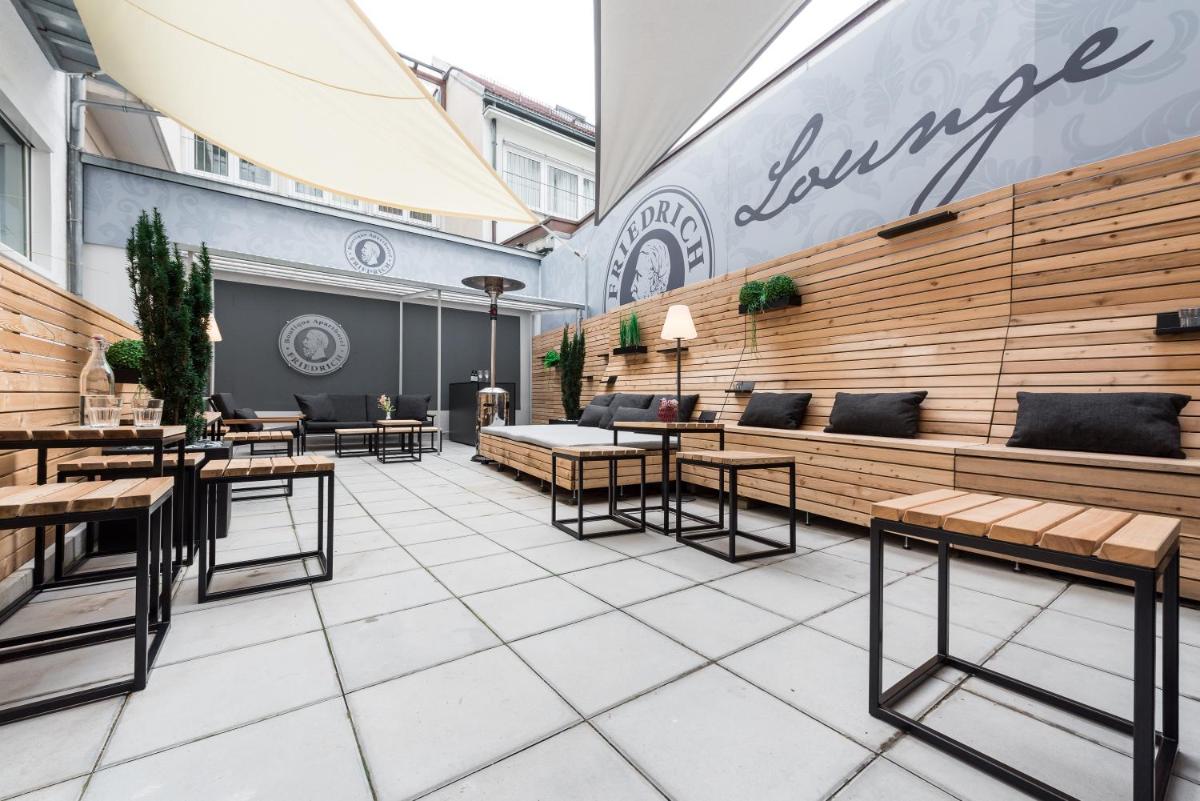 Ein Sitzbereich in der Unterkunft Friedrich Boutique-Apartments