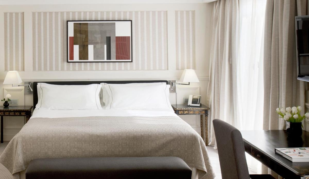 Cama o camas de una habitación en Majestic Hotel & Spa Barcelona GL