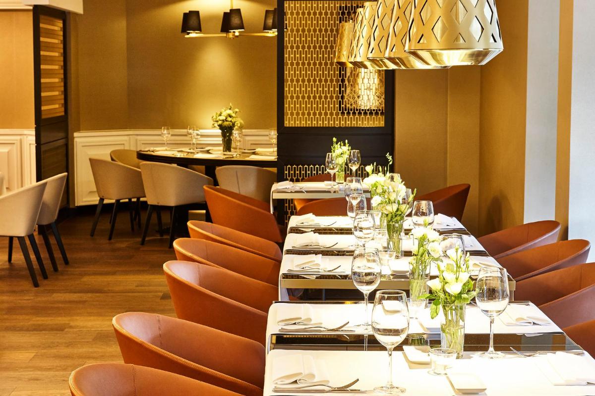 Ein Sitzbereich in der Unterkunft Steigenberger Hotel Bad Homburg Ein Sitzbereich in der Unterkunft Steigenberger Hotel Bad Homburg