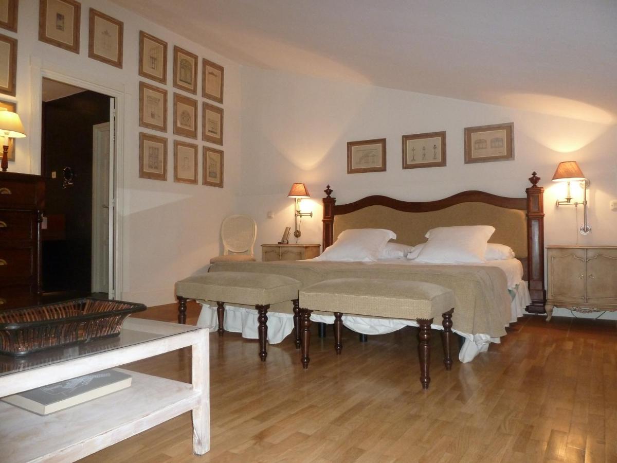 Cama o camas de una habitación en Hotel Spa Salinas de Imón