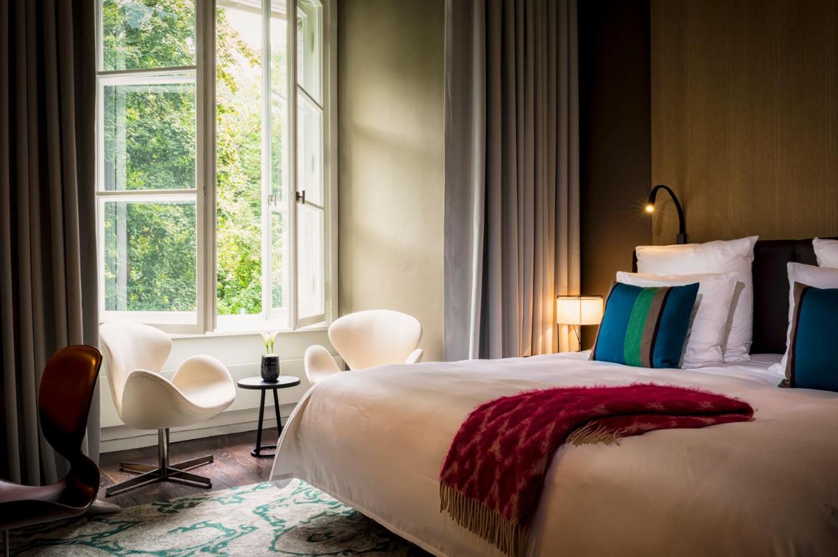 Ein Bett oder Betten in einem Zimmer der Unterkunft Das Stue