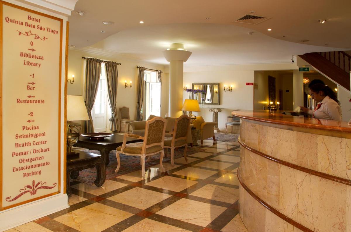 Uma área de estar em Hotel Quinta Bela S Tiago