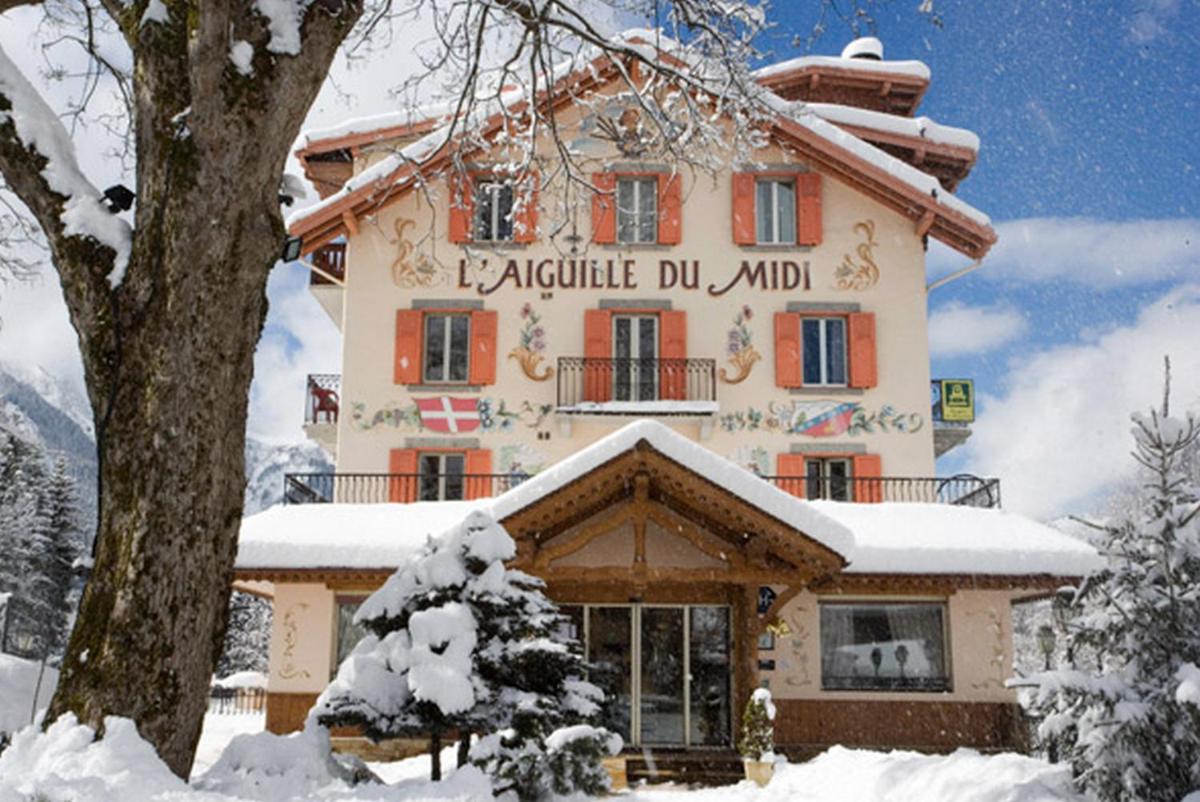 L'établissement Aiguille du Midi - Hôtel & Restaurant en hiver