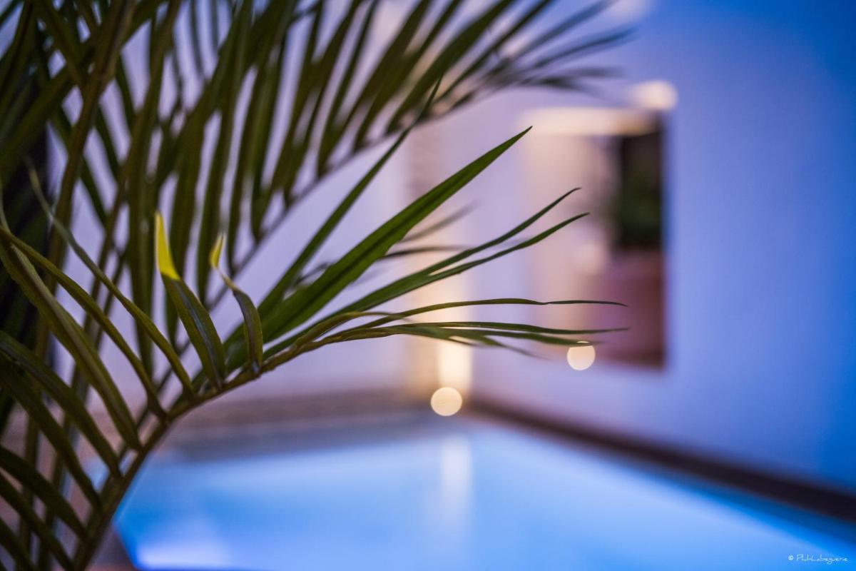 Piscine de l'établissement Laz' Hotel Spa Urbain Paris ou située à proximité