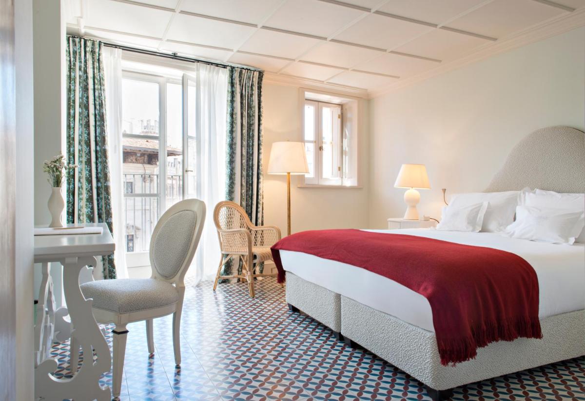 Cama o camas de una habitación en Hotel Cappuccino - Palma