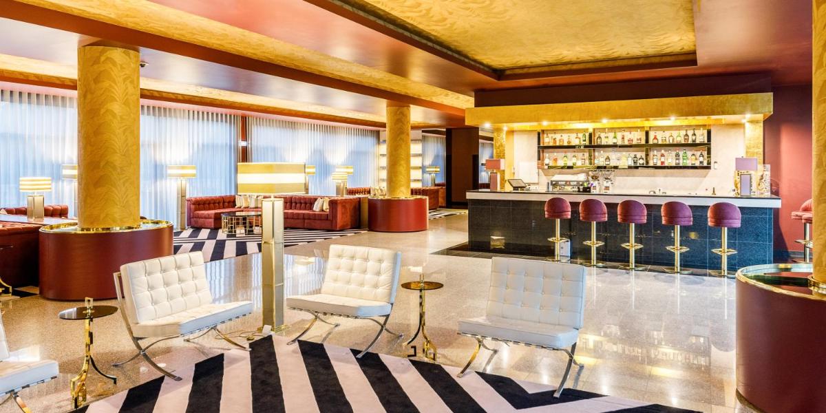 Uma área de estar em Aurea Fatima Hotel Congress & Spa