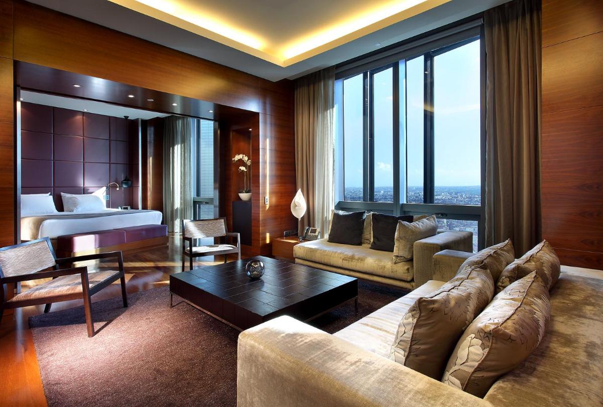 Zona de estar de Eurostars Madrid Tower