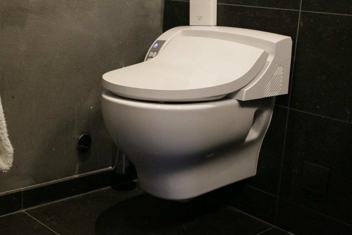 Salle de bains dans l'établissement M de Megève