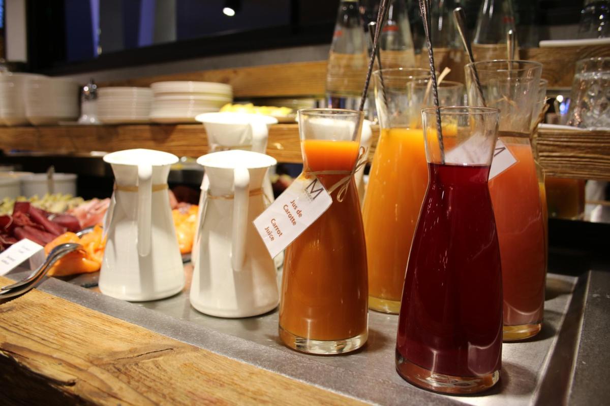 Boissons dans l'établissement M de Megève