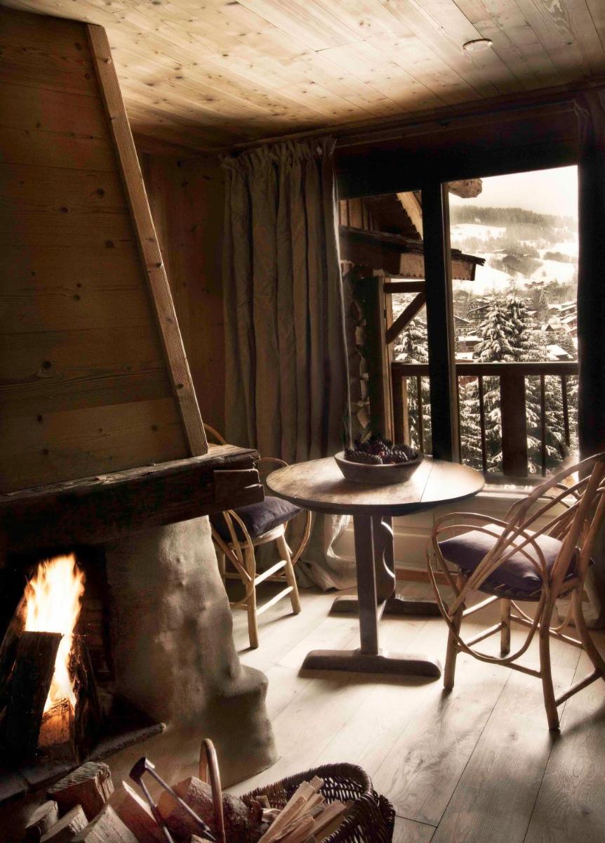 Coin salon dans l'établissement Zannier Le Chalet