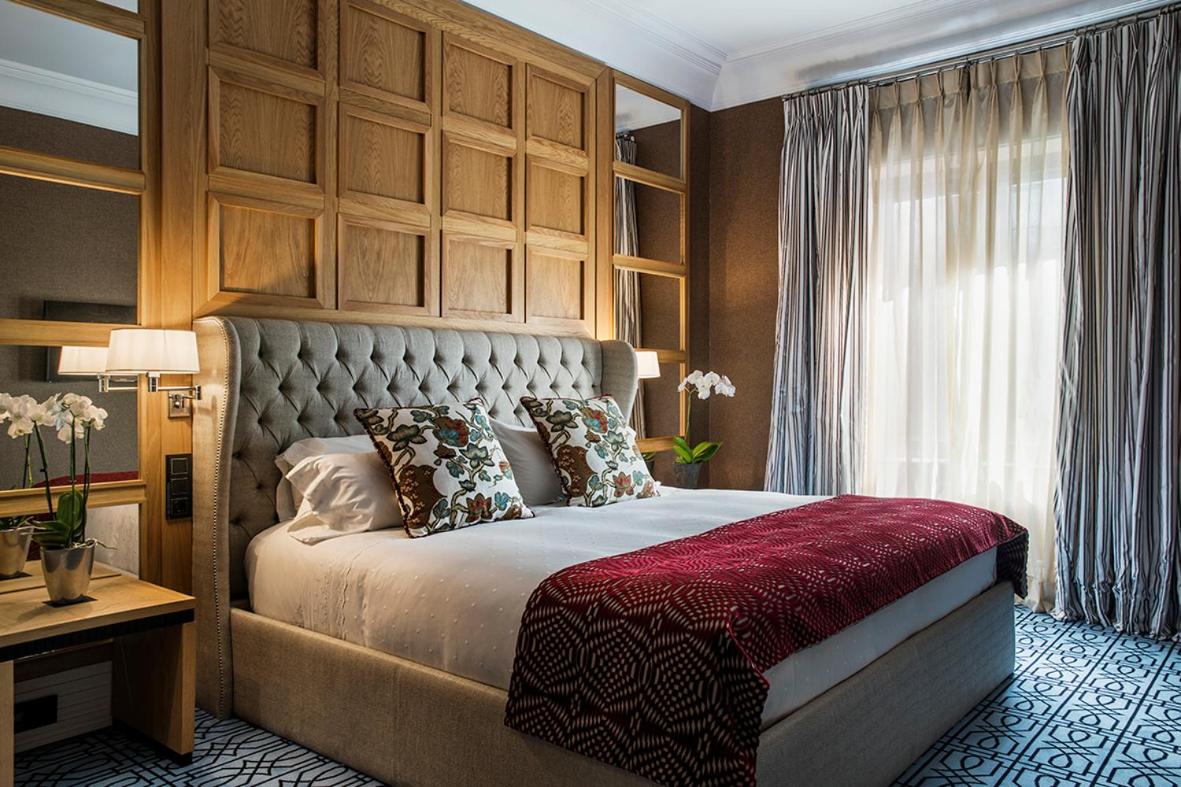 Cama o camas de una habitación en Hotel Rector