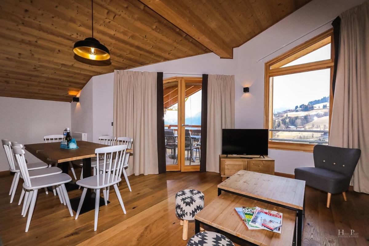 Vue générale sur la montagne ou vue sur la montagne depuis l'appart'hôtel