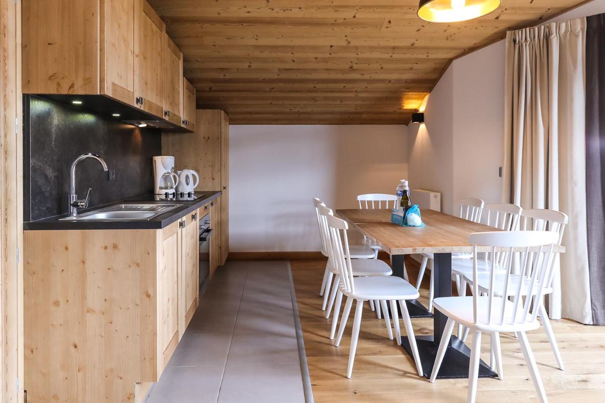 Cuisine ou kitchenette dans l'établissement TERRESENS - Les Fermes du Mont-Blanc