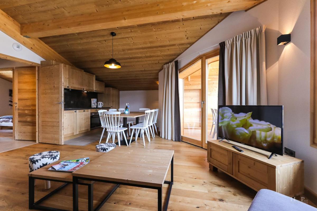 Télévision ou salle de divertissement dans l'établissement TERRESENS - Les Fermes du Mont-Blanc
