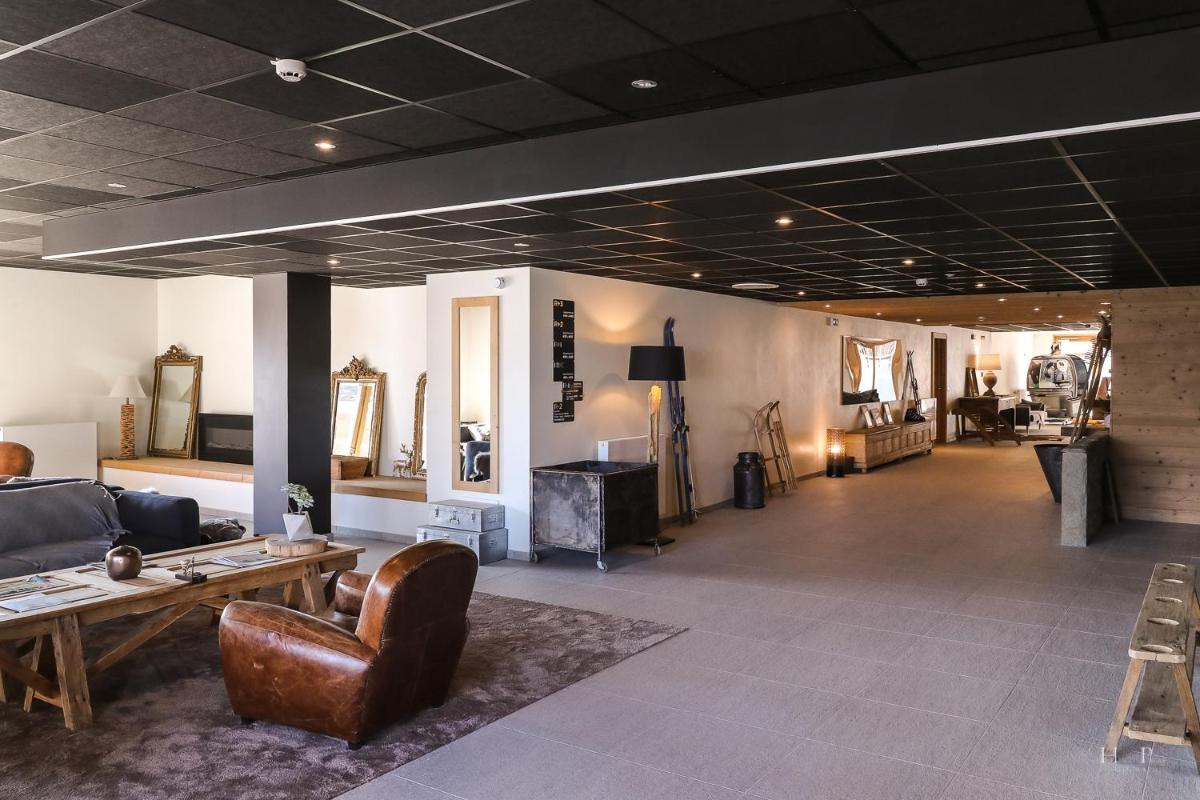 Coin salon dans l'établissement TERRESENS - Les Fermes du Mont-Blanc