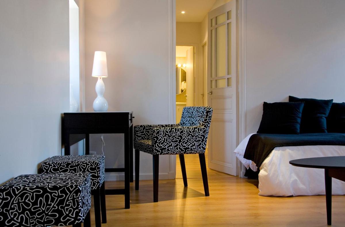 Coin salon dans l'établissement Hôtel De L'octroi