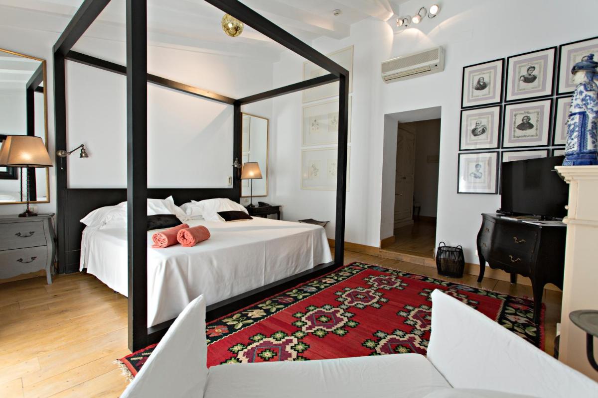 Cama o camas de una habitación en Hotel La Malcontenta