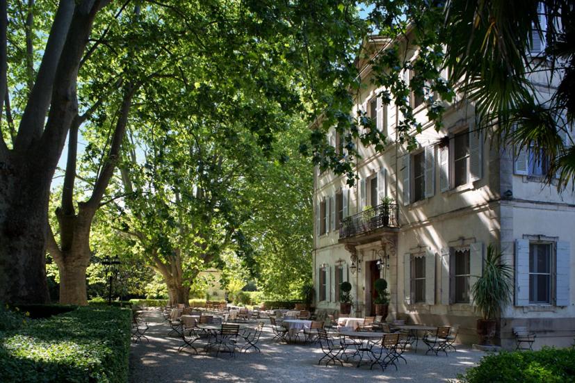 Jardin de l'établissement Hotel Château Des Alpilles