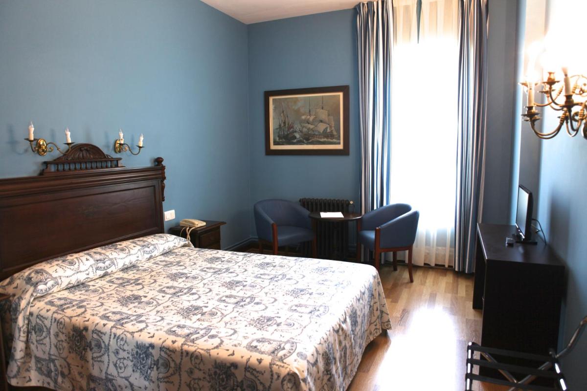 Cama o camas de una habitación en Gran Hotel Balneario de Liérganes