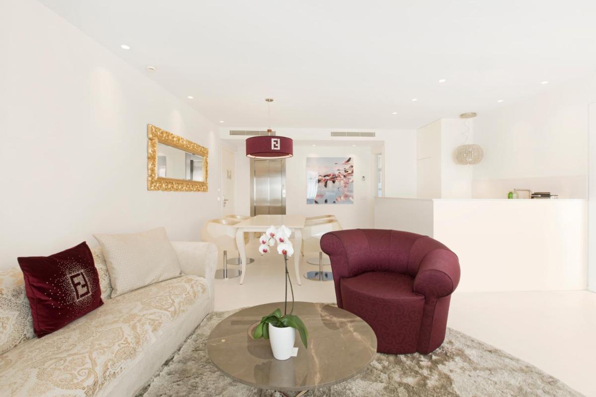 Zona de estar de Portals Hills Boutique Hotel