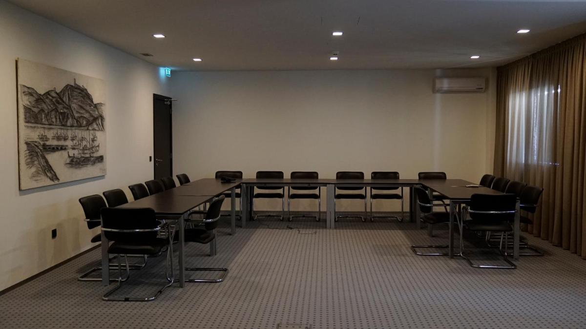 A área empresarial e/ ou a sala de conferências de Hotel dos Zimbros