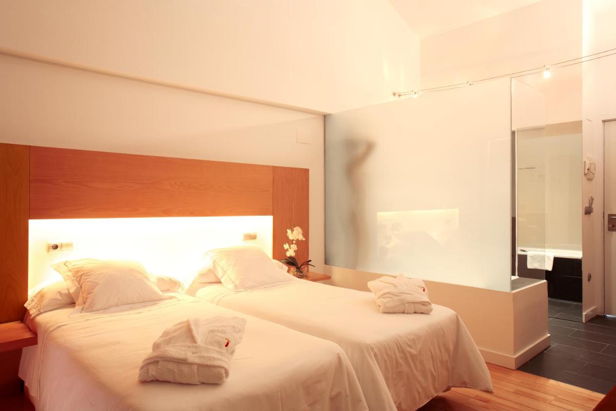Cama o camas de una habitación en Tierra de Biescas