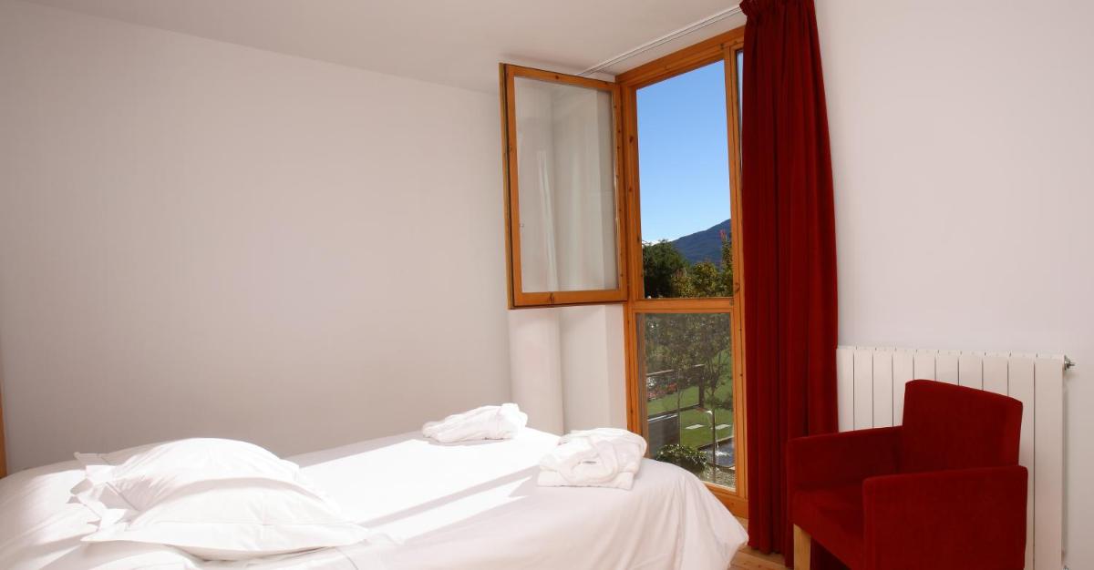 Cama o camas de una habitación en Tierra de Biescas