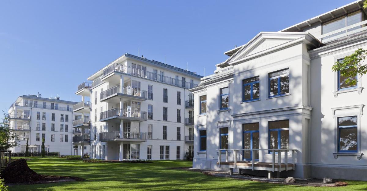 Das Gebäude in dem sich das Hotel befindet