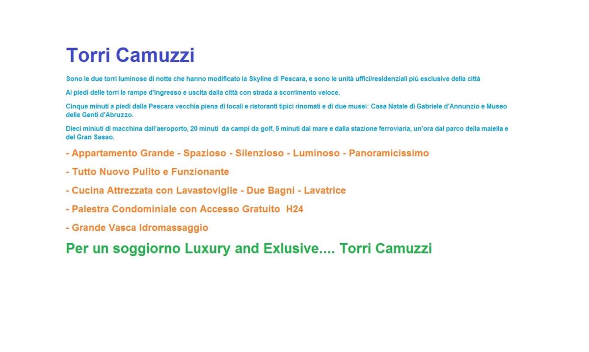 Torri Camuzzi Exclusive Luxury Apartment - Housity
